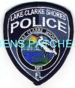 FLORIDA,LAKE CLARKE SHORES POLICE HAT PATCH 1_wm